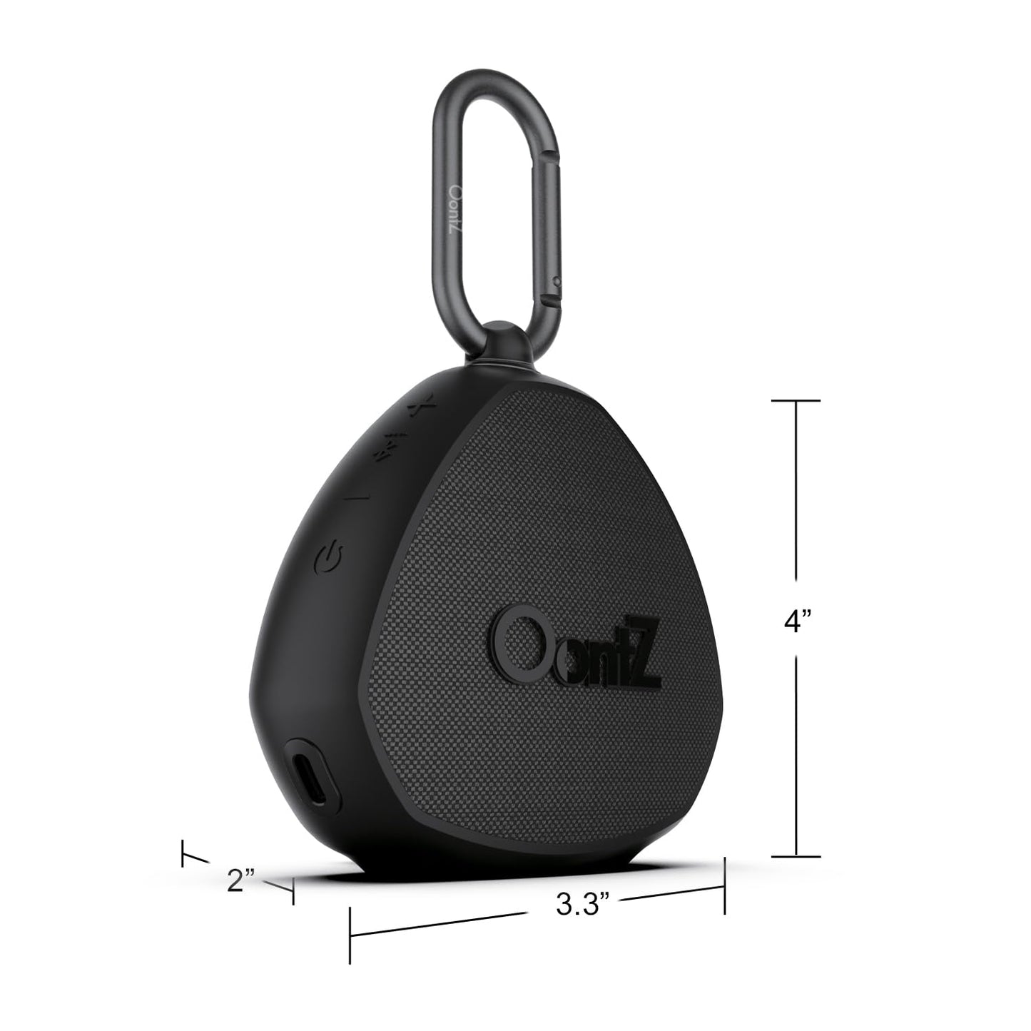 OontZ - Altavoz Bluetooth inalámbrico portátil con mosquetón, 12 W IPX7 Impermeable al Aire última intervensión