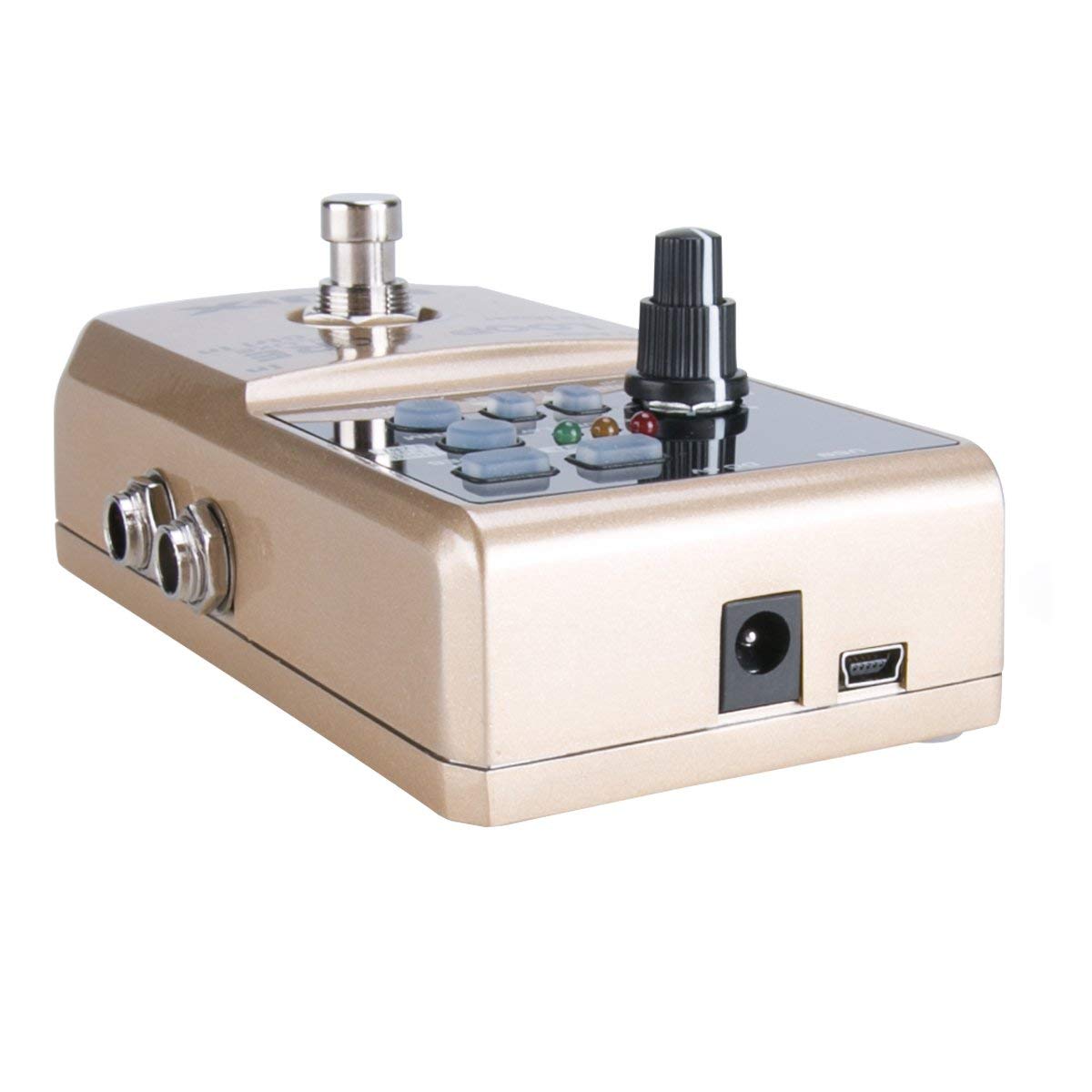 Bucle de Guitarra NUX Loop Core Deluxe Dorado con 8 Horas de Tiempo y Detección Automática de Tempo