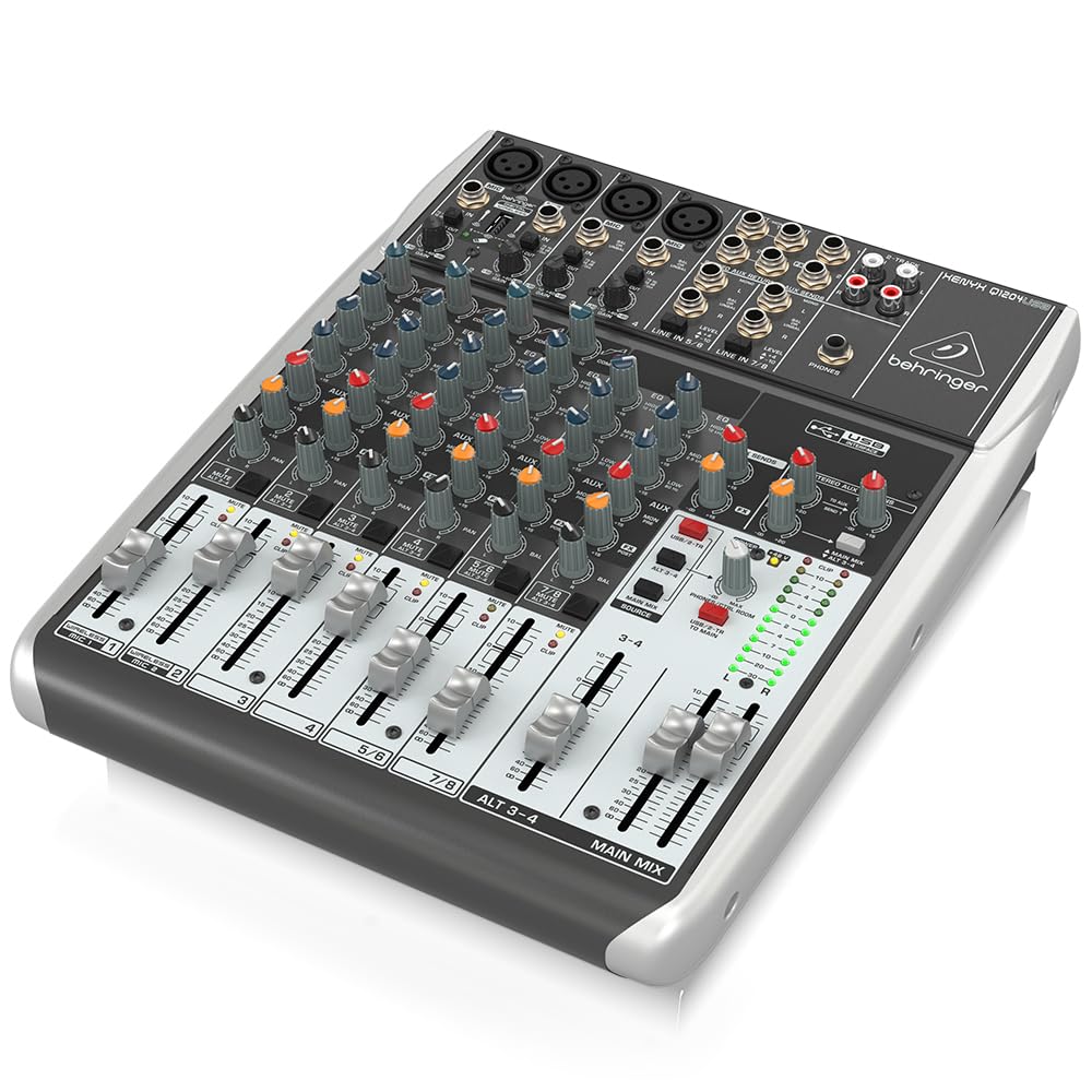 Behringer Q1204Usb Dj Mixer - Mezclador Para Dj