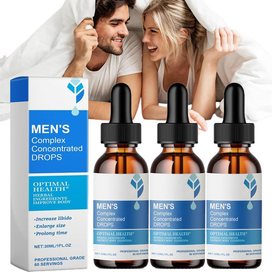 Gotas complejas Blue Horizon para hombres - Nutrición para el crecimiento masculino - 30ML/1FL.OZ (3 piezas)