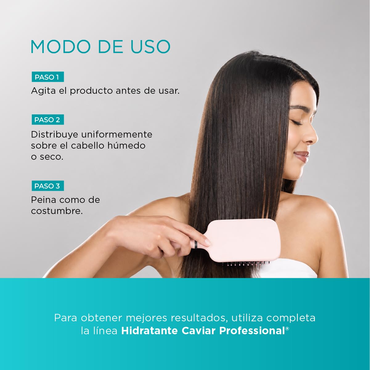 Caviar Professional | Trio Bifase Acondicionador instantáneo para cabello | Hidrata y desenreda | Sin sulfatos y parabenos | Extracto de caviar