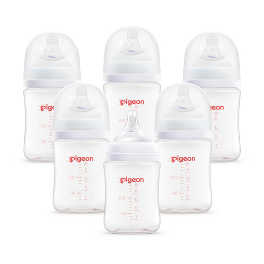 Set de Biberones Pigeon Soft Touch Boca Ancha Libre BPA