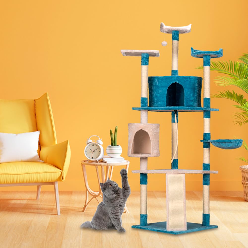 Fancy Pets Mueble/Rascador para Gato Pekín de 200 Centímetros de Altura