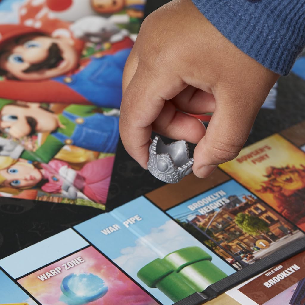 Juego de Mesa Monopoly Super Mario Bros Token Bowser para Fans