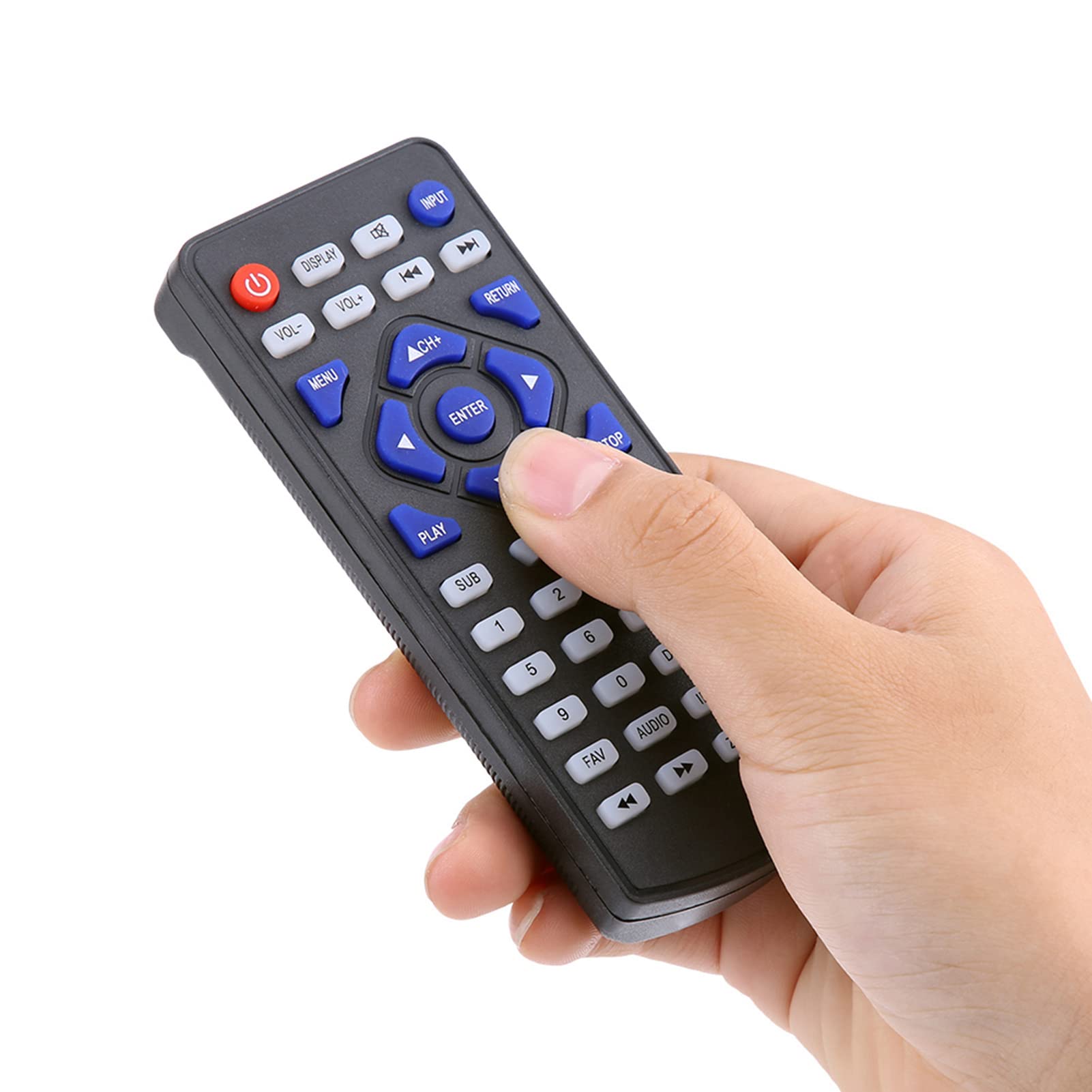Televisión Digital Portátil ASHATA LCD 7in 1080P estéreo ATSC con Radio FM para Cocina y Automóvil