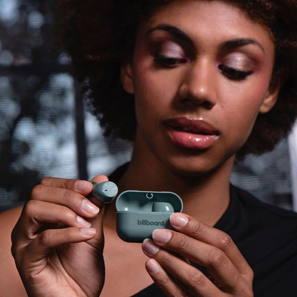 Billboard Audífonos Inalámbricos Earbuds Soul Track, Micrófono Incorporado, Resitente A Salpicaduras, Asistente De Voz, Batería De hasta 36 Horas De Duración Modelo 2025 (Verde)