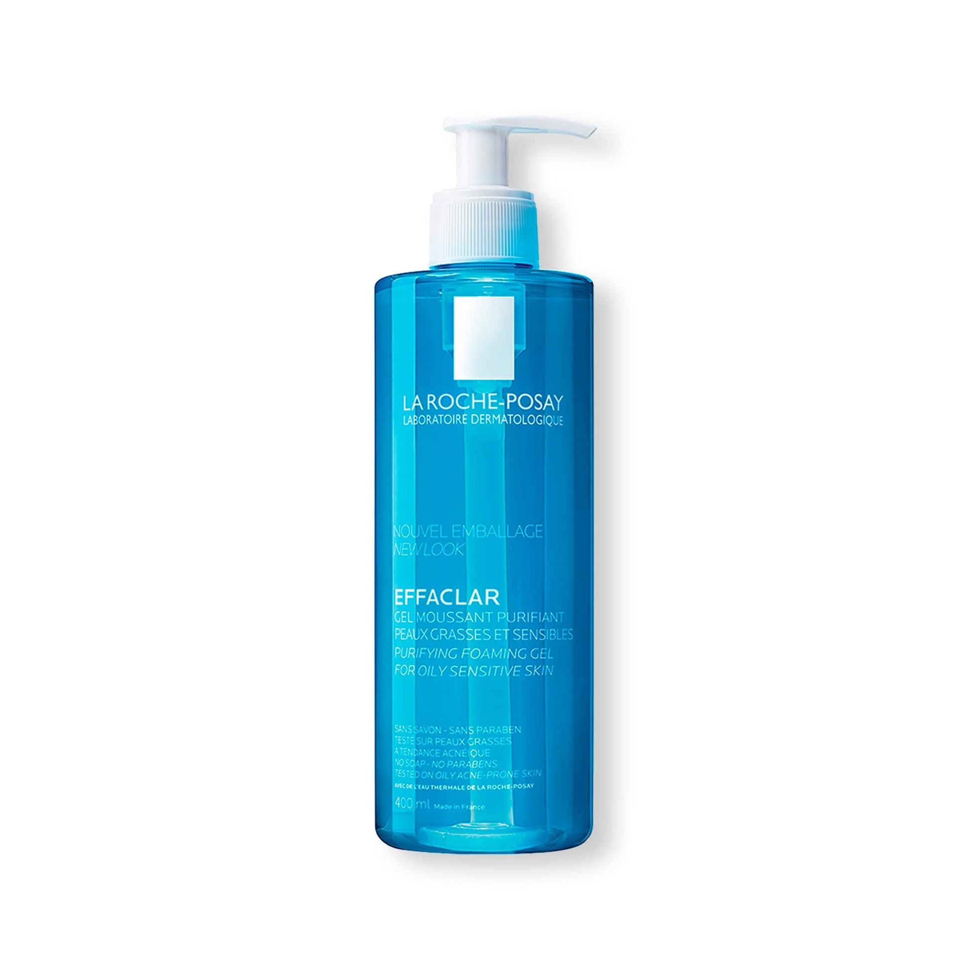La Roche Posay Effaclar Gel Purificante Gel Limpiador Facial para Piel Grasa, 400 ml + La Roche Posay Agua Termal para Piel Sensible, 300 ml