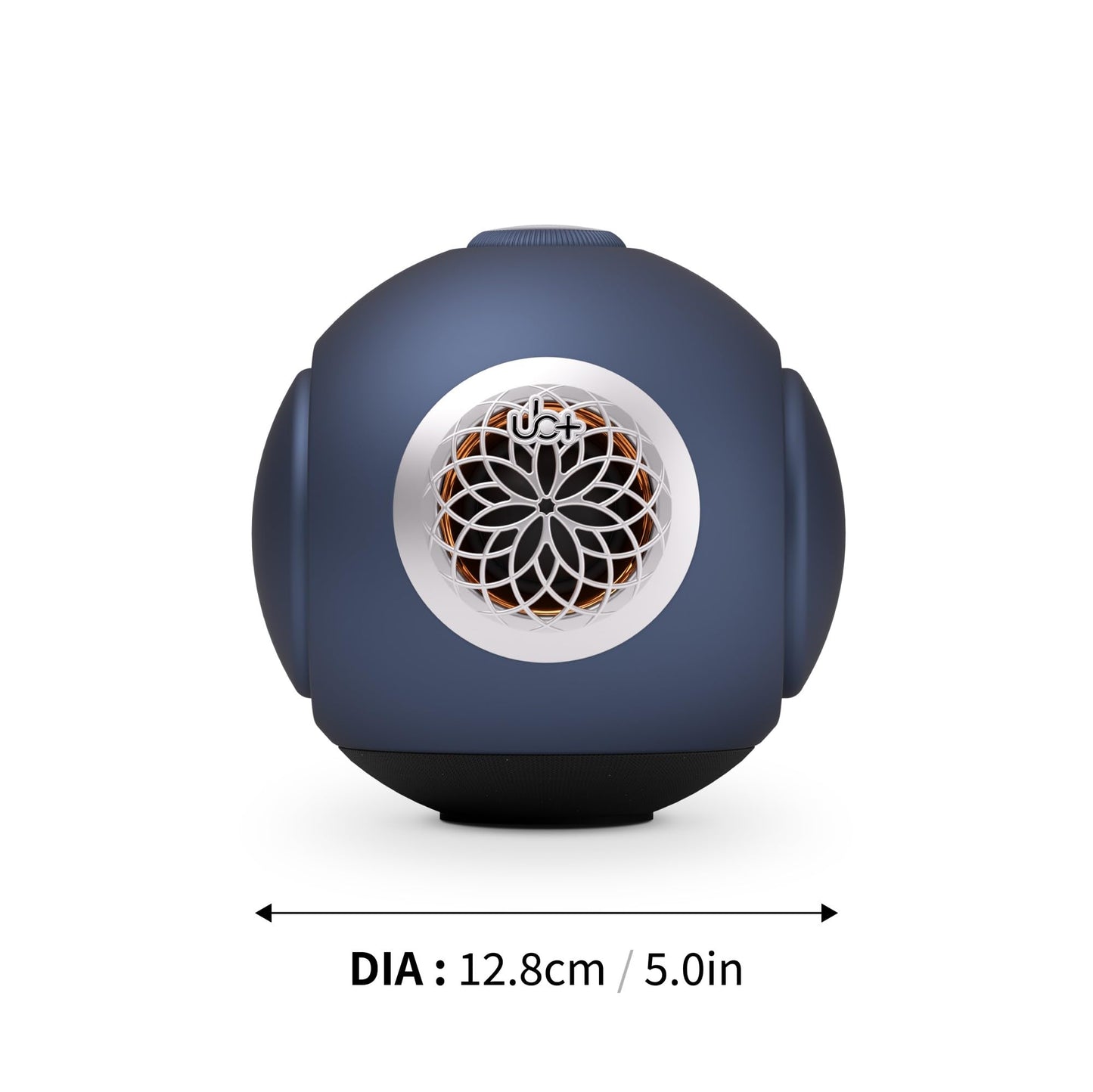 UB+ dBMiNi - Altavoz Bluetooth portátil con graves duales, sonido estéreo de alta fidelidad, emparejamiento TWS, Bluetooth 5.4, batería de larga duración, para uso en exteriores y viajes (gris grafito