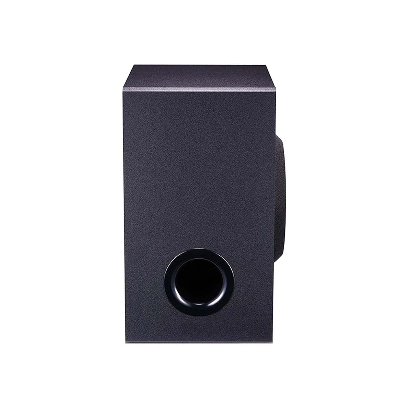 LG Soundbar SQC1 | Barra de Sonido 2.1 Canales 160W con Subwoofer inalámbrico | Bluetooth, Sonido Envolvente y Graves Profundos para TV