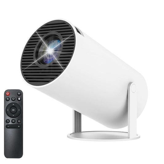 Mini Proyector Portátil Inteligente Con WiFi 6 4K 160 ANSI y Pantalla de 130 Pulgadas Compatible con iOS y Android