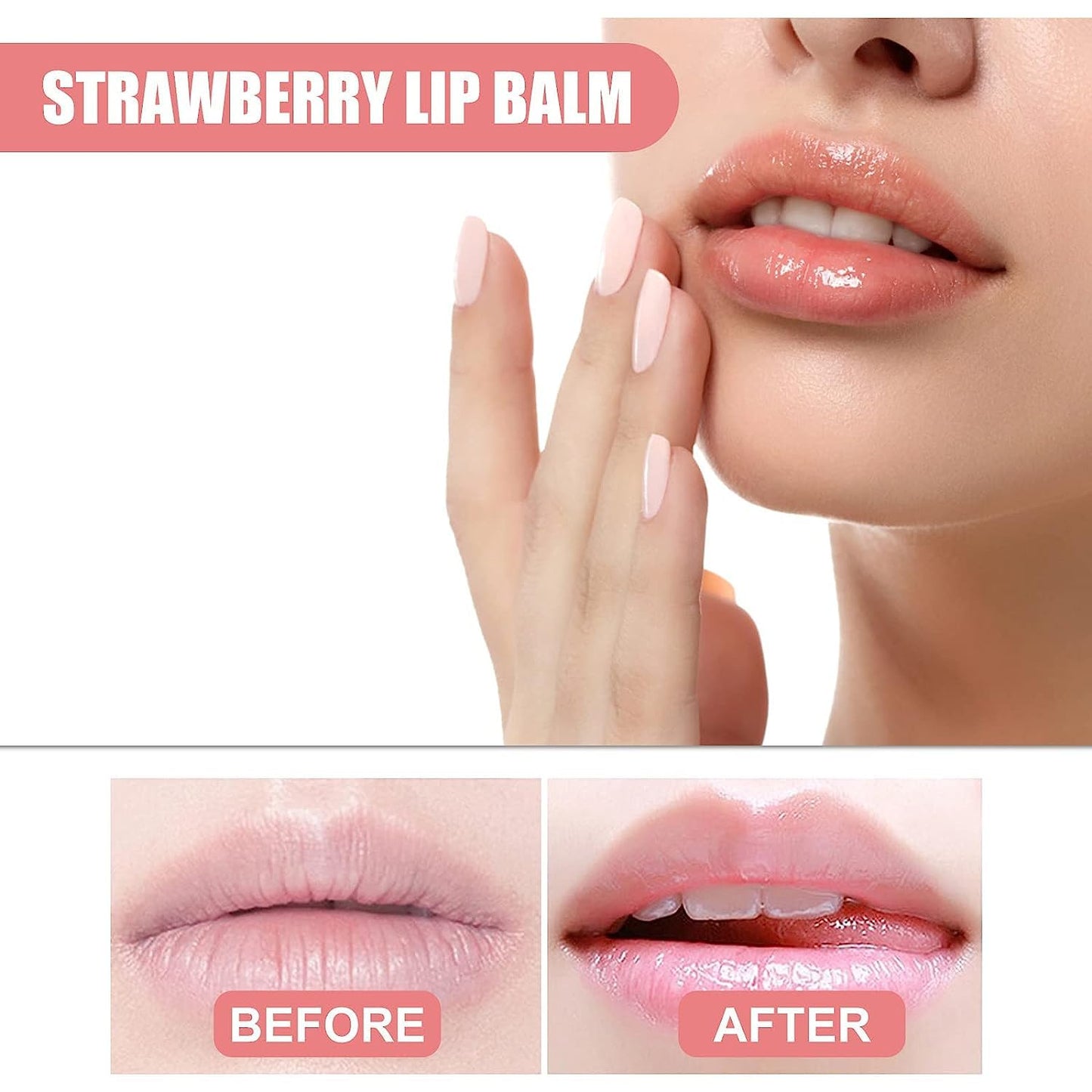 Conjunto de 4 Mascarillas Nutritivas para Labios, Bálsamo Reparador Labial para Dormir. Tratamiento Nocturno para Labios Secos. Cuidado Hidratante para Labios Agrietados.