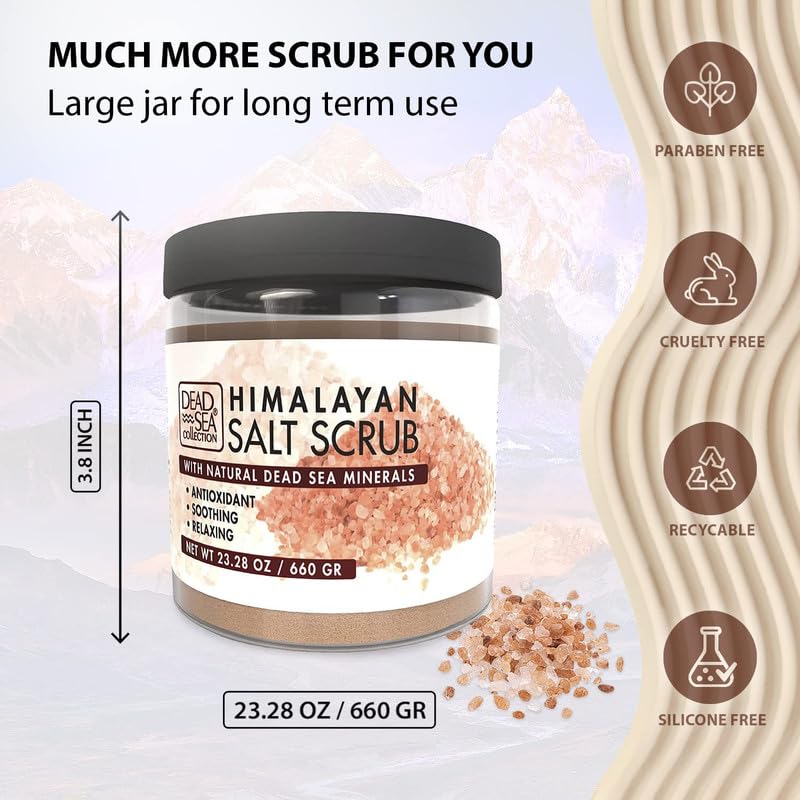 Dead Sea Himalayan Salt Scrub