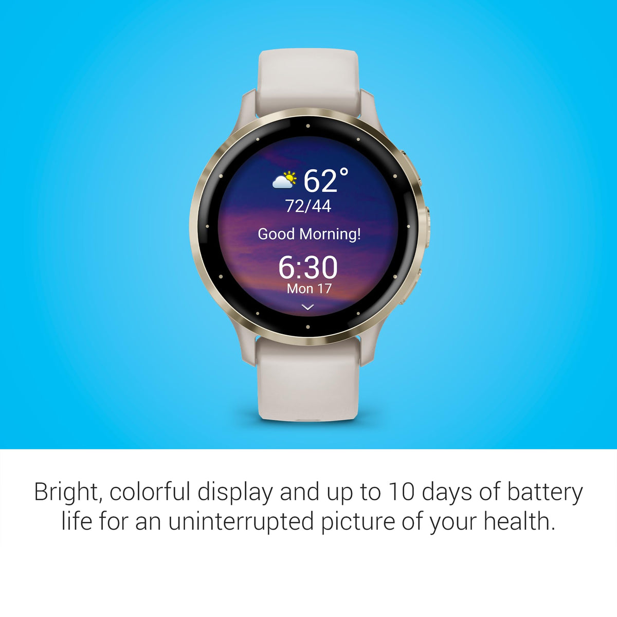 Reloj Garmin Venu Marfil 3s