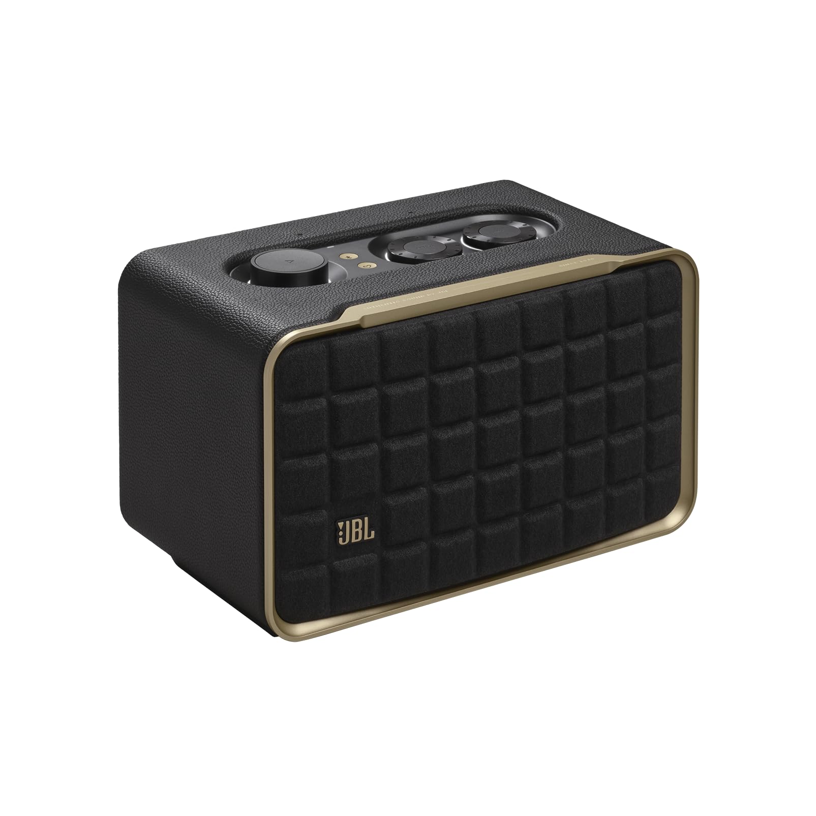 JBL Authentics 200 Bocina Inalámbrica Wi-Fi/Bluetooth, 90W de Potencia, Ajuste Automático, Asistentes de Voz - Negro