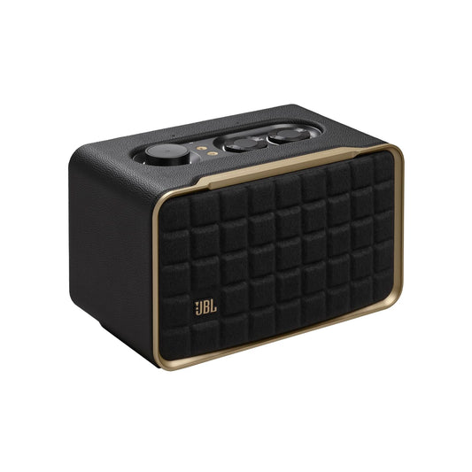 JBL Authentics 200 Bocina Inalámbrica Wi-Fi/Bluetooth, 90W de Potencia, Ajuste Automático, Asistentes de Voz - Negro