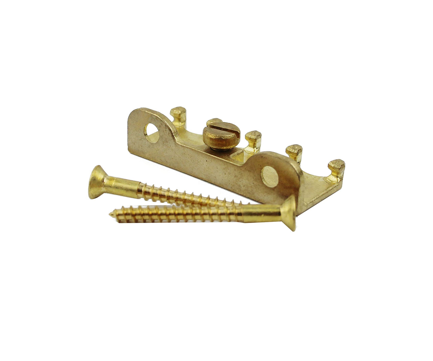 Guyker Pinza de resorte para guitarra eléctrica, gancho completo de latón macizo con tornillo
