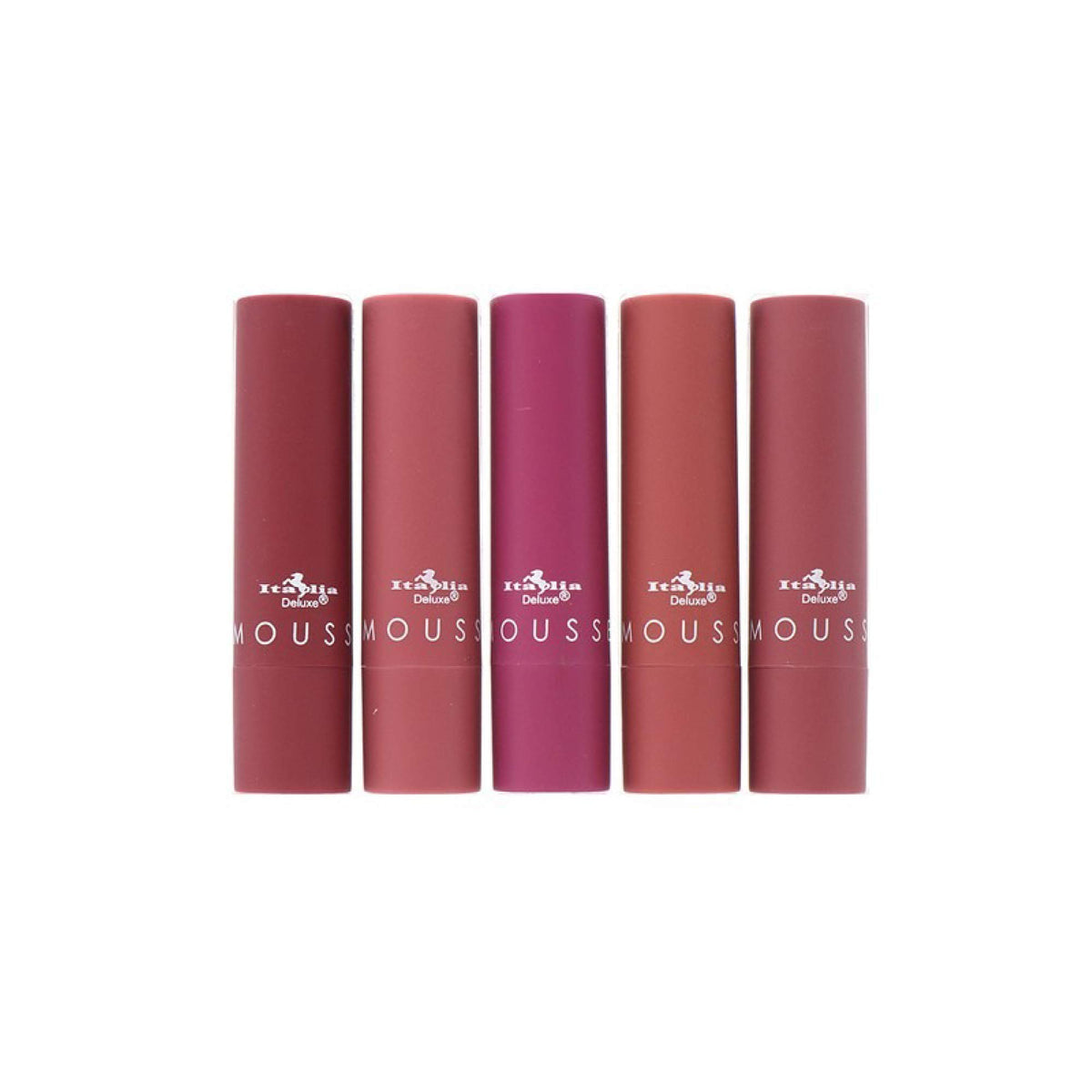 Italia Deluxe - Labial Mousse Matte Original Set 5 Top Five (Modest Malvas)