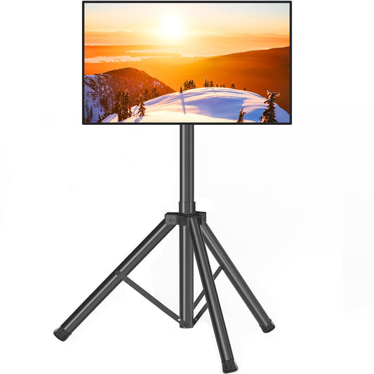Trípode de TV TAVR Negro para Pantallas LED LCD OLED Curvadas y Planas de 23 a 70 Pulgadas con Altura Ajustable