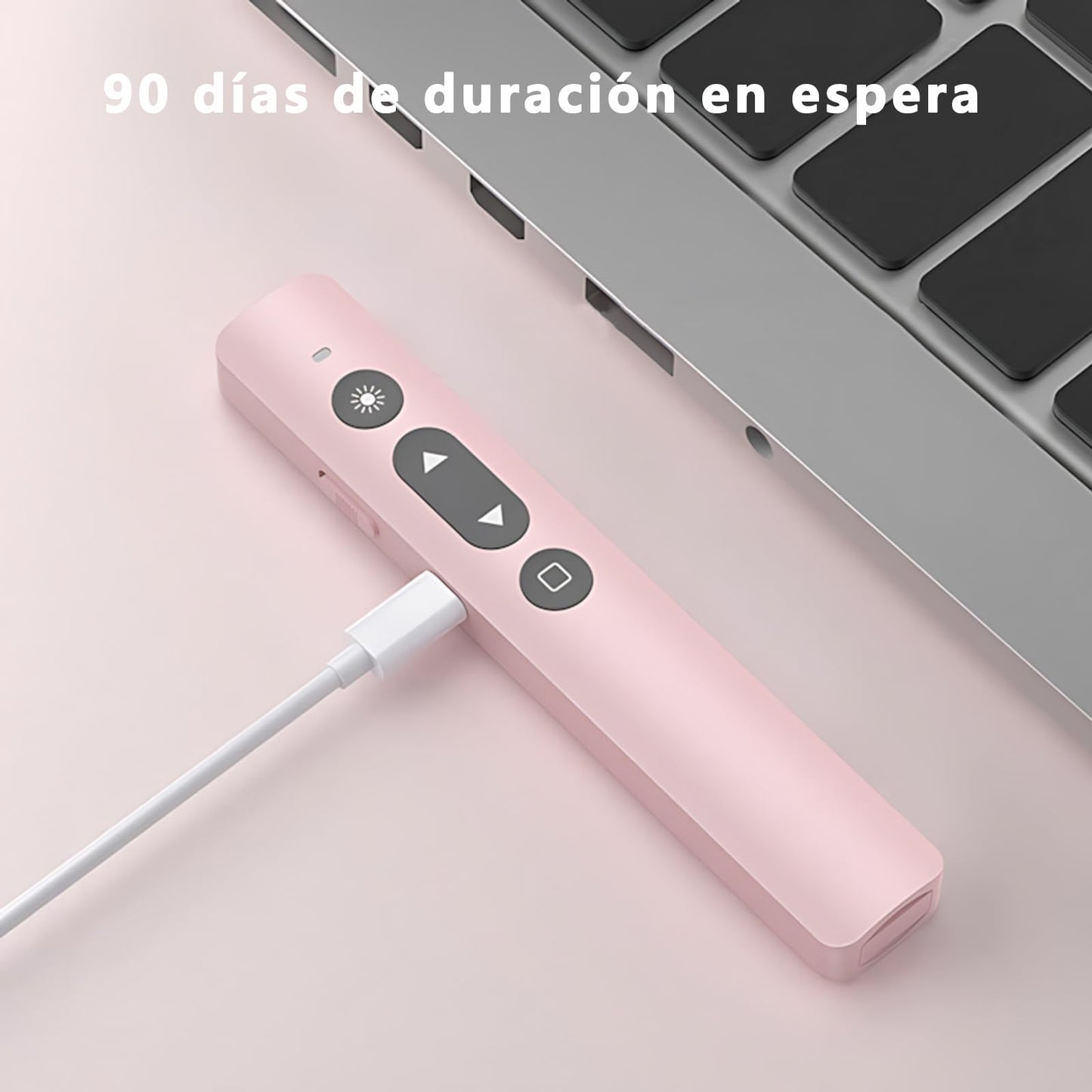 Presentador Inalámbrico USB Negro Compatible con Windows y Mac