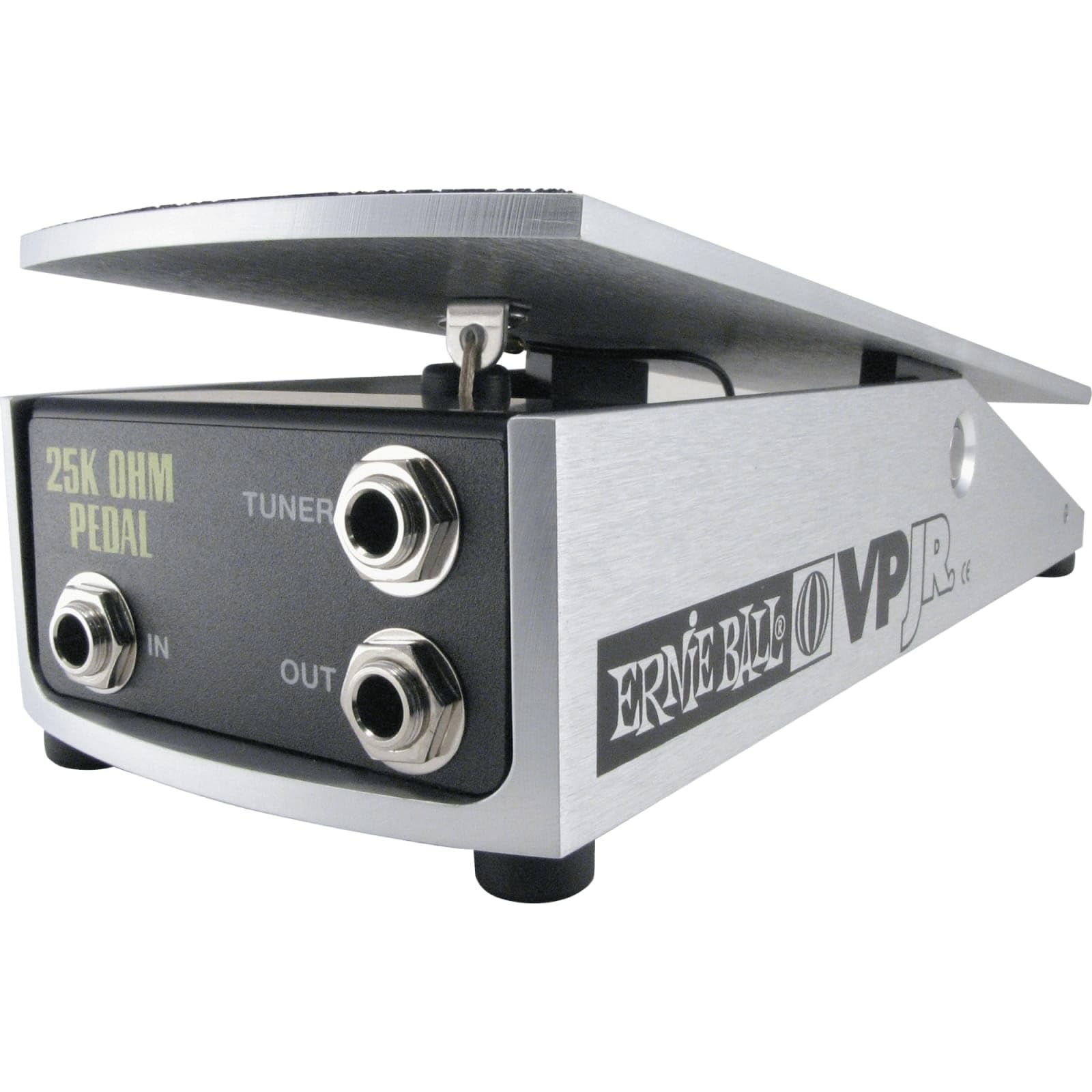 Pedal Ernie Ball VP Jr 25K para Instrumentos Electrónicos Activos en Plata