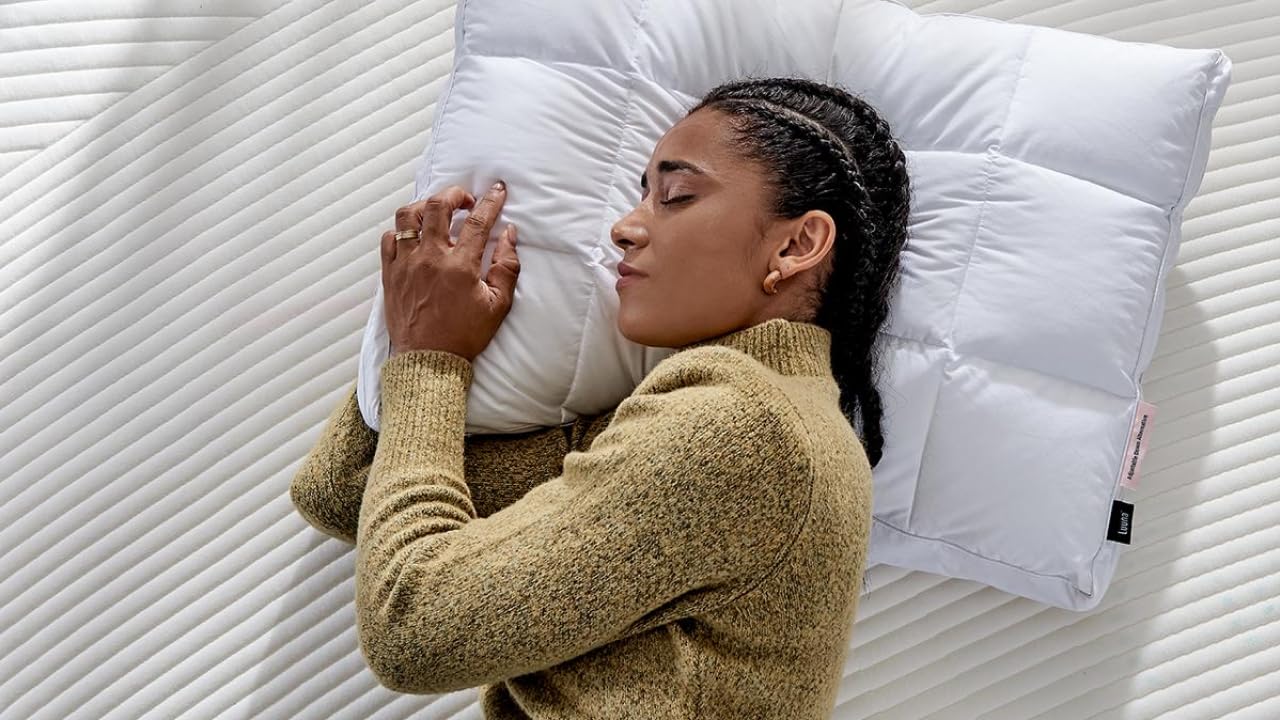Luuna Almohada Ajustable Down Alternative, tamaño Estándar. Funda 100% algodón, Alto Confort y Relleno Ajustable. Hipoalergénica y antiácaros.