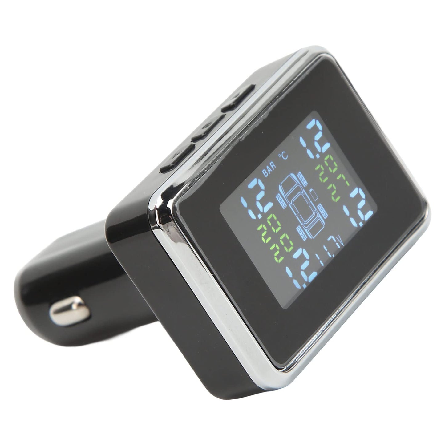 Monitor de Presión de Llantas TPMS Inalámbrico Señal Estable con Salida USB para camiones