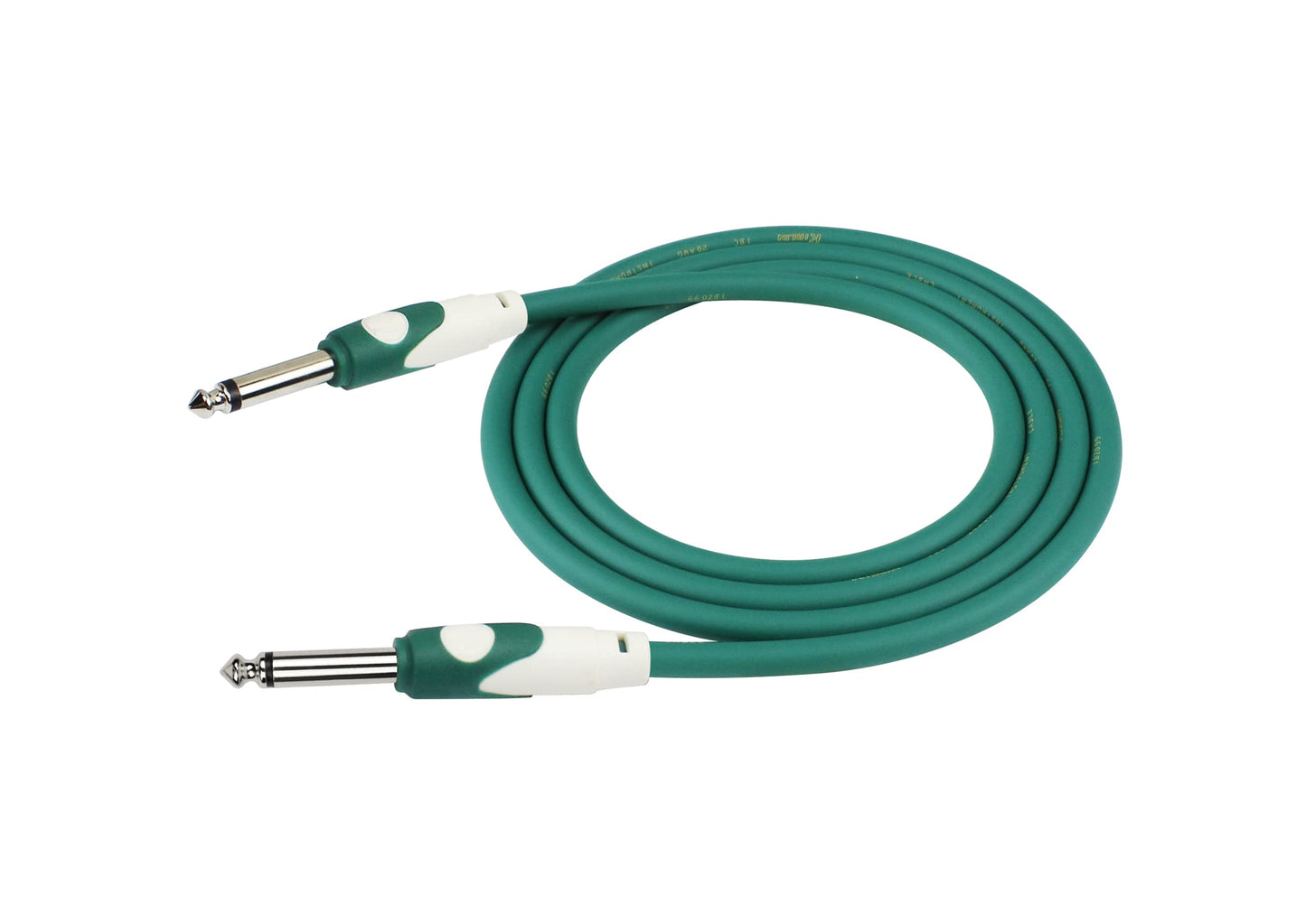 Cable para instrumento Kirlin profesional, 6 metros plug 1/4, LGI201 colores (Verde)