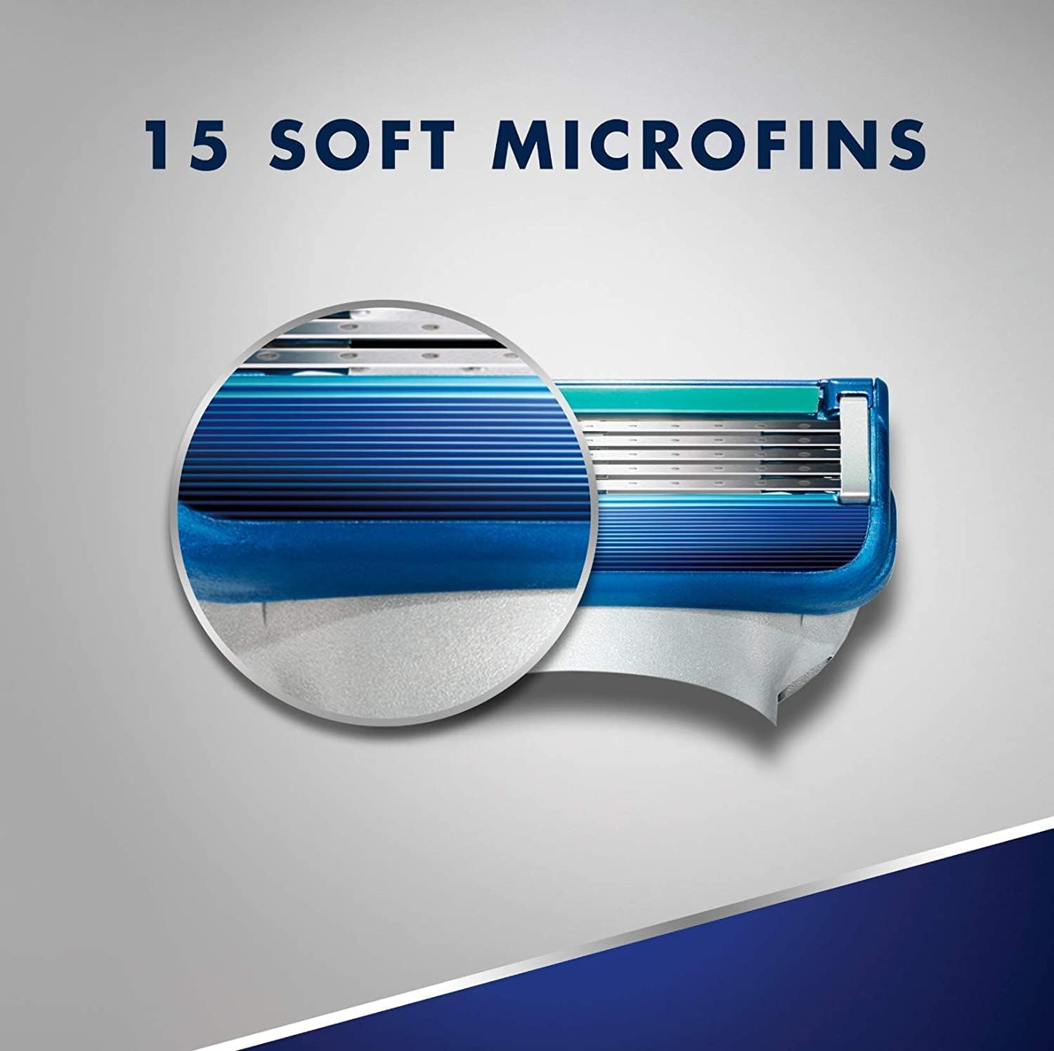 Gillette - 5 recambios de cuchillas de afeitar para hombre, 12 unidades