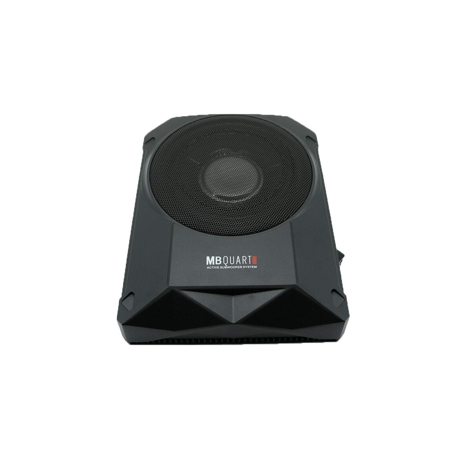 Subwoofer MB Quart Serie de Referencia 8 Pulgadas Negro con Amplificador Integrado para Coche, Barco, RV, ATV