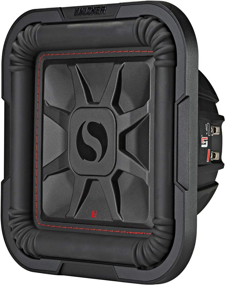 KICKER Subwoofer Paquete de 2 artículos: 10" Solo-Baric L7T Subwoofers DVC 4-ohm (par) - 2X 46L7T104 Subs