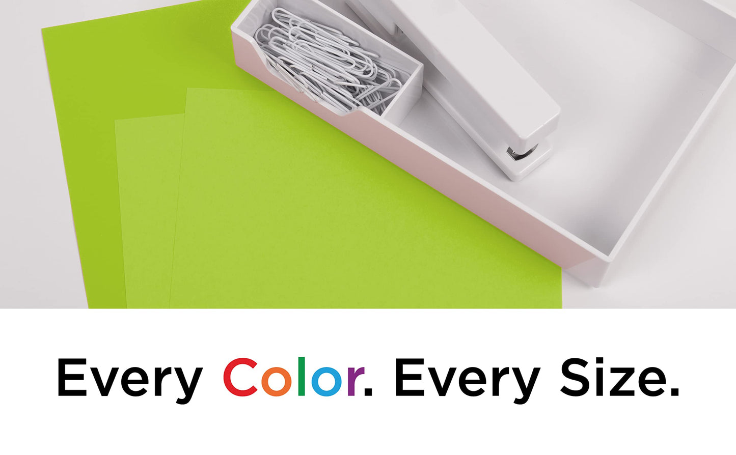 JAM PAPER Papel de color de 25 libras – 90 g/m² – 8,5 x 11 – verde lima – 50 hojas/paquete