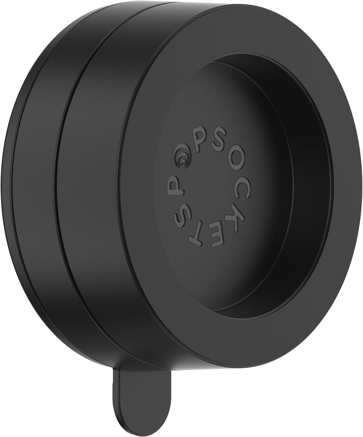 Soporte para Teléfono PopSockets Negro Metálico con Succión Multisuperficie Compatible con MagSafe