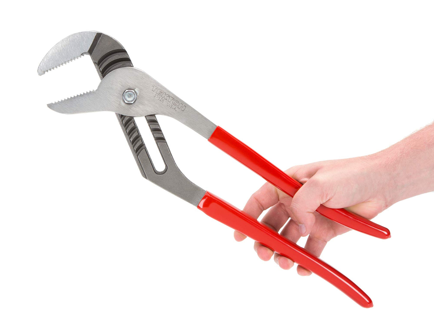 TEKTON 37526 Alicate Pico de Loro, Mordaza Ajustable de 16"