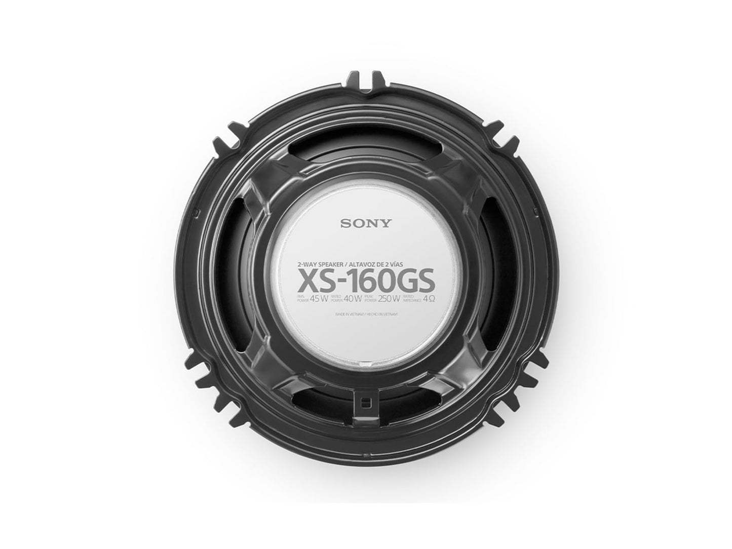 Bocinas coaxiales Sony XS-160GS de 2 vías de 16 cm (6 ½ Pulgadas)