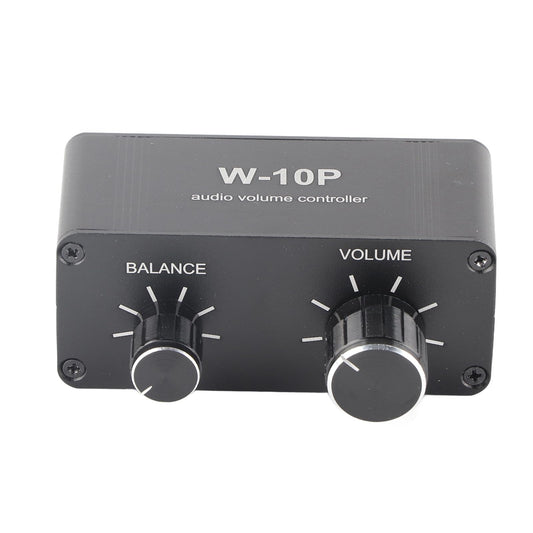 Controlador de Volumen, Mini Ajustador de Audio EstéReo con Salida de 3.5Mm Controlador de Volumen para Altavoces de Coche y Motocicleta