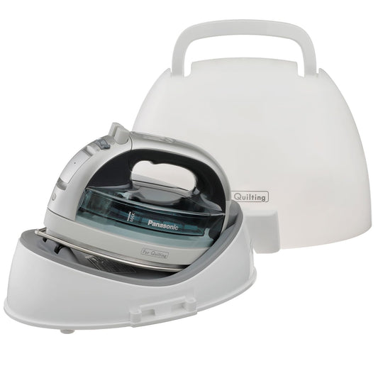 Plancha Inalámbrica Panasonic Plata 360 Grados con Puntas de Precisión y Suela de Acero Inoxidable