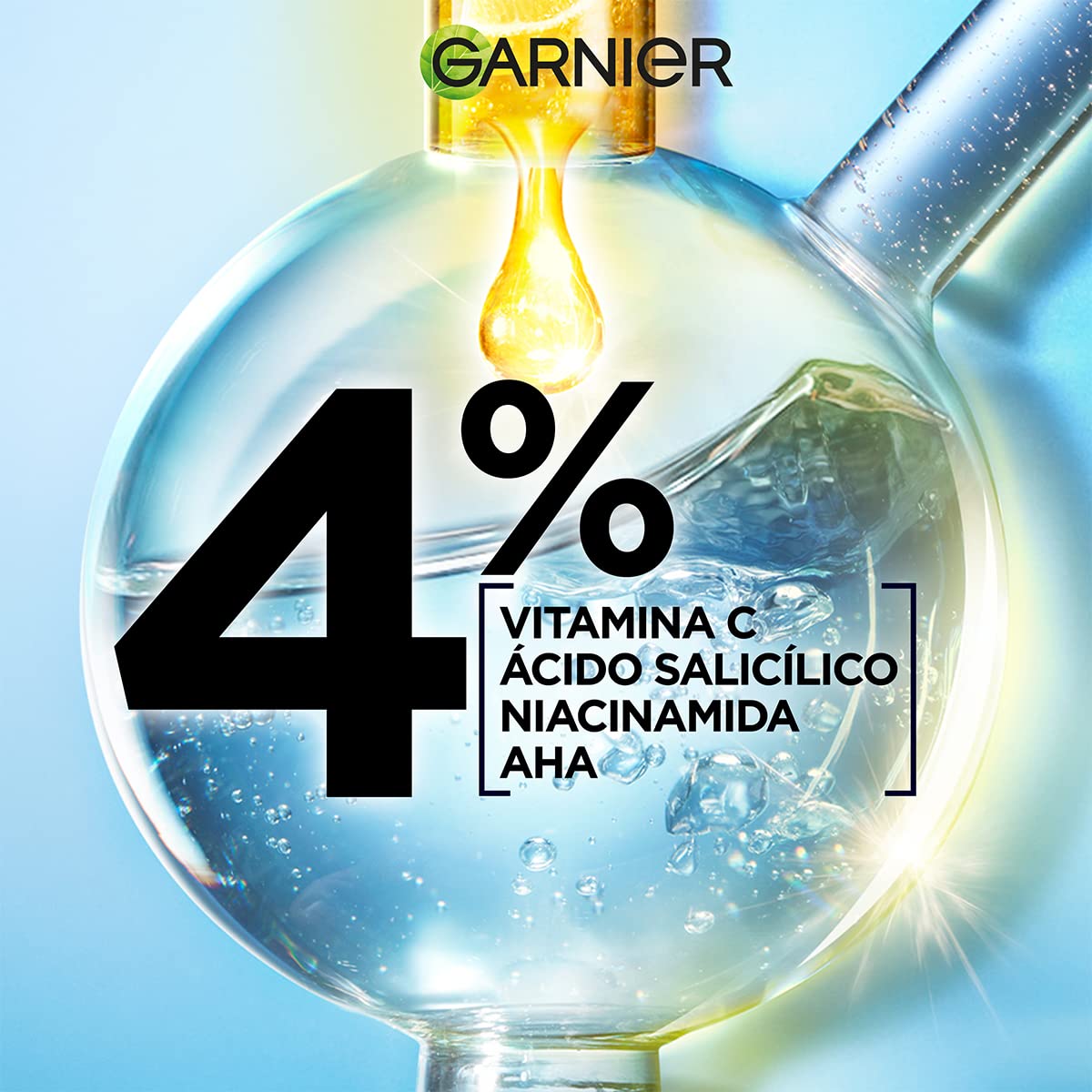Garnier Express Aclara Serum Anti Acne 30 ml + ls Face Express aclara crema hidratante tono uniforme con fps 30 + or Facial Tono Uniforme con Vitamina C Express Aclara 150ml,170 grams, 150 mililitro,1