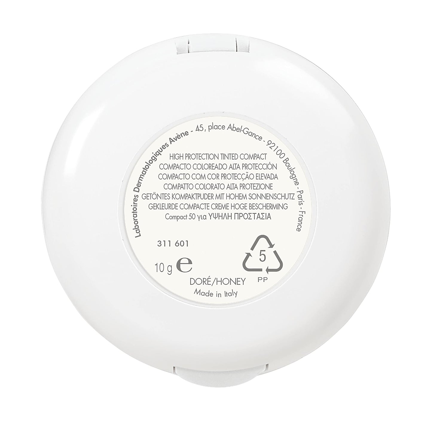 Avene Avène, Protector Solar Mineral,Tono Dorado, FPS 50