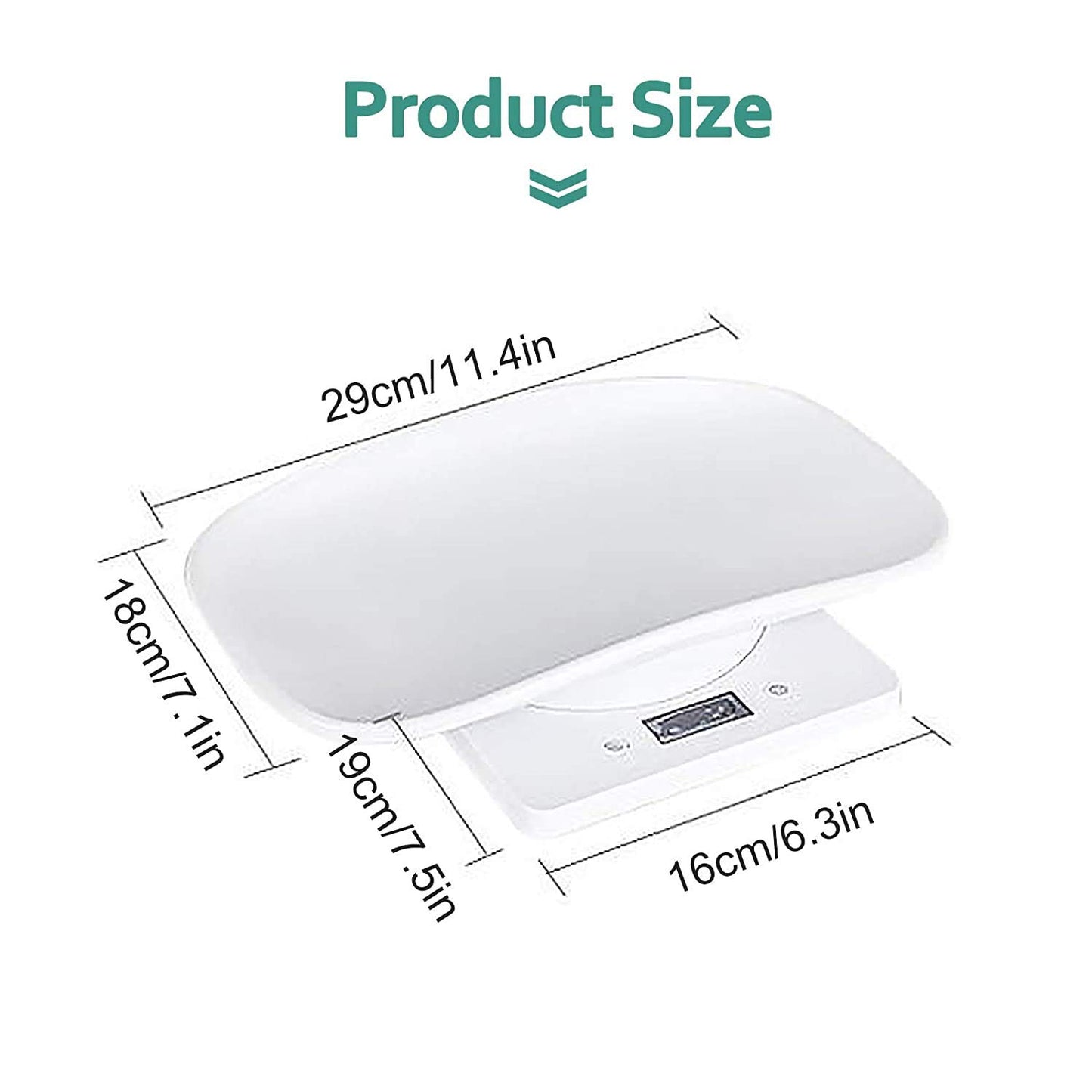 Báscula digital para mascotas, con pantalla LCD, báscula electrónica para alimentos, mini precisión gramos, balanza de equilibrio de peso con alta precisión g/ml/oz/lb para perros, gatos, hámsteres, tortugas, lagartos, animales pequeños