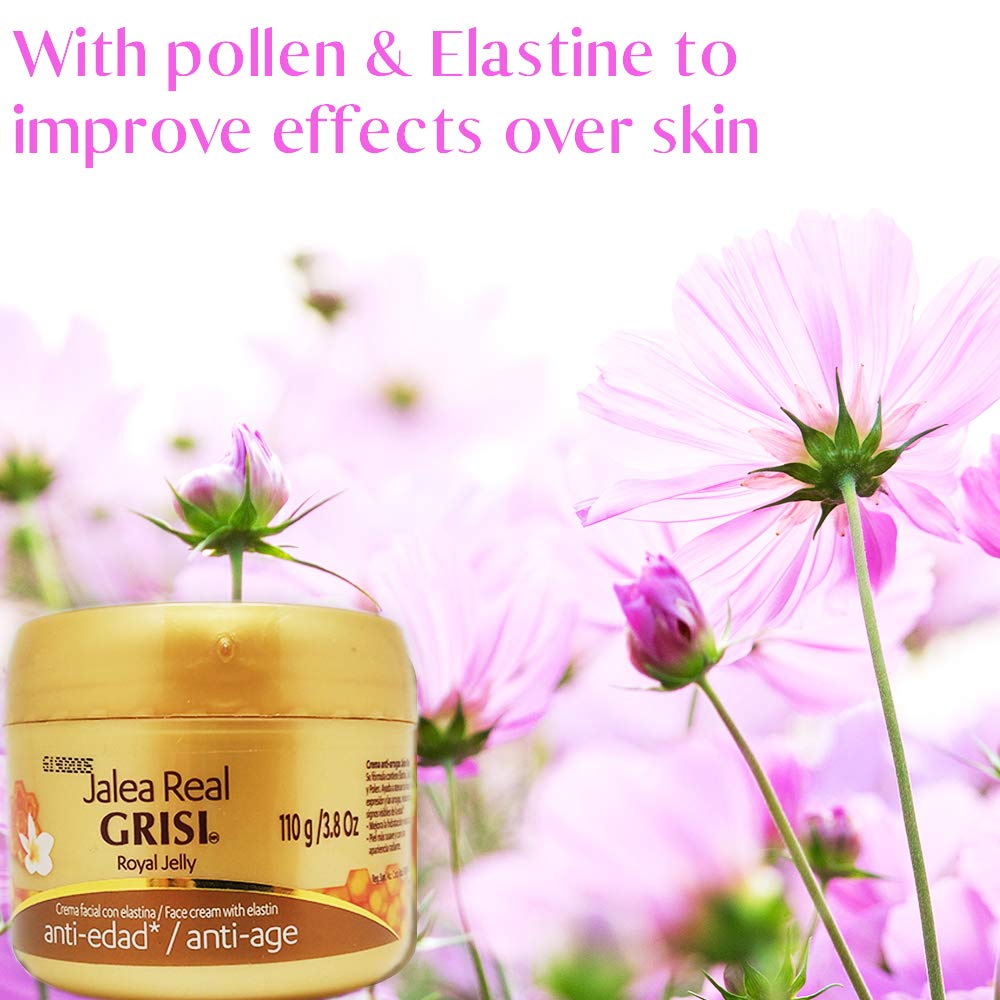 Jalea Real Anti Aging Anti Wrinkles Moisturizing Cream with Elastin 3.8 Oz. by Grisi