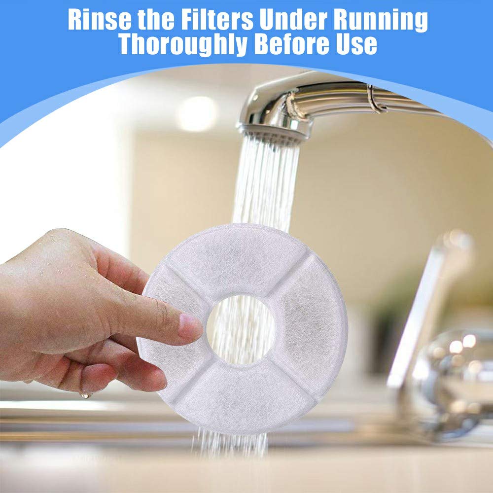 Filtros Fuente para Mascotas Paquetepensador Blanco de Carbono para Gatos y Perros