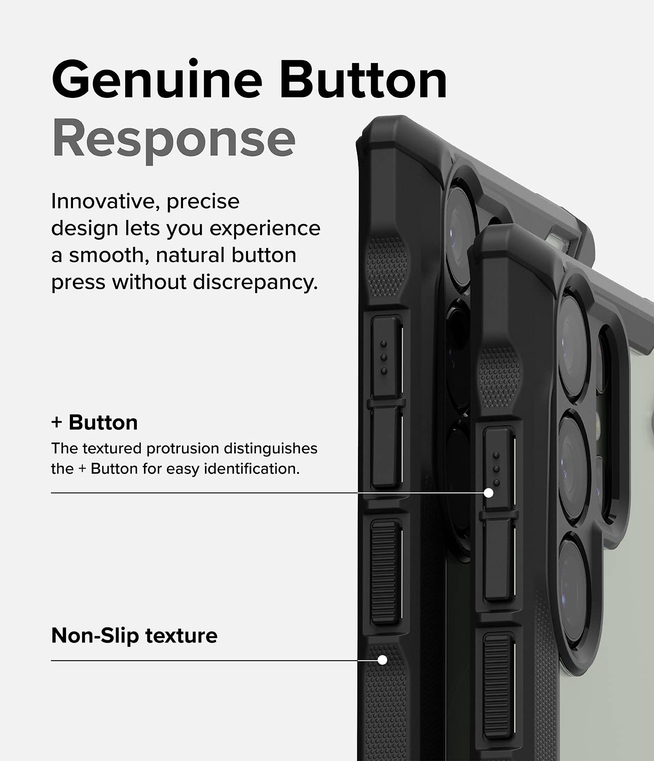 Funda Protectora Resistente Ringke Fusion-X Negra Compatible Samsung Galaxy S23 Ultra 5G