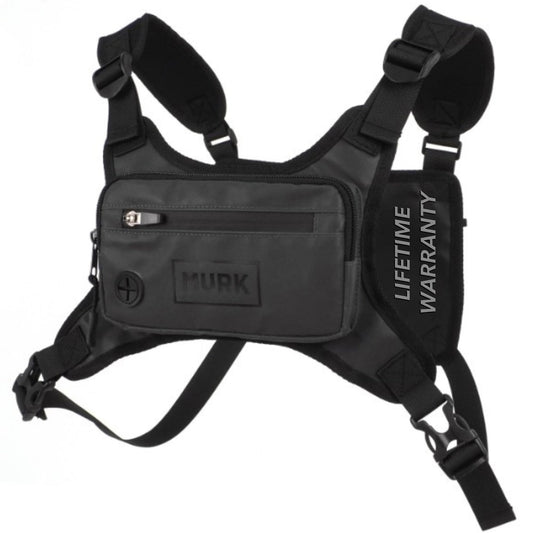 Mochila de Pecho MVRK Resistente al Agua para Entrenamientos de Correr Minimalista con Soporte de Teléfono y Almacenamiento Adicional