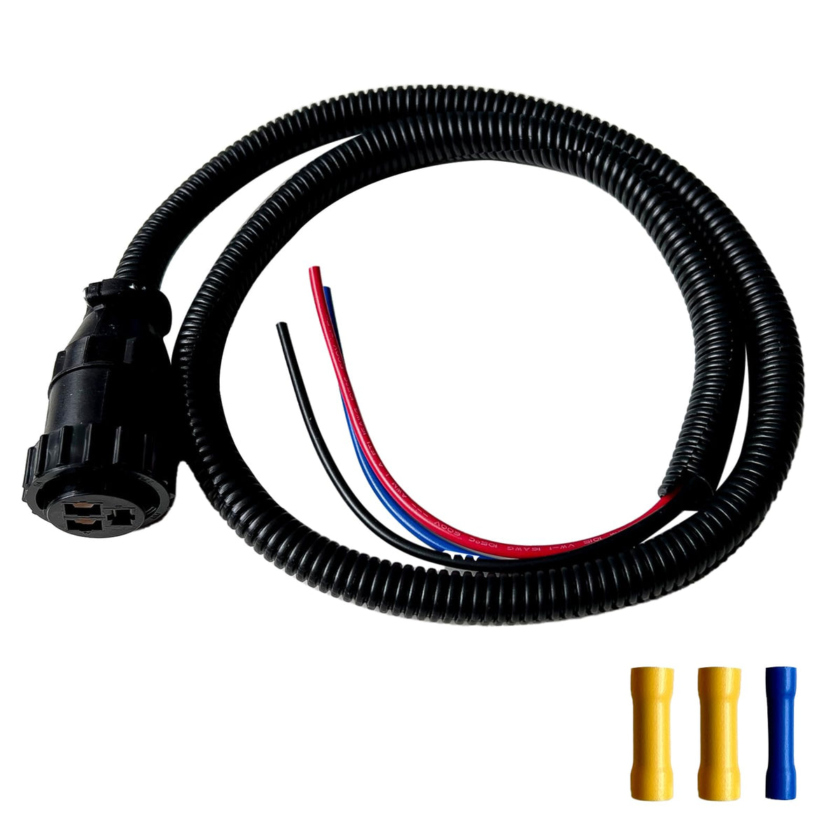 Kit de Cables Auxiliares Case-IH para Tractor Rojo Reemplazo 1 187103A1