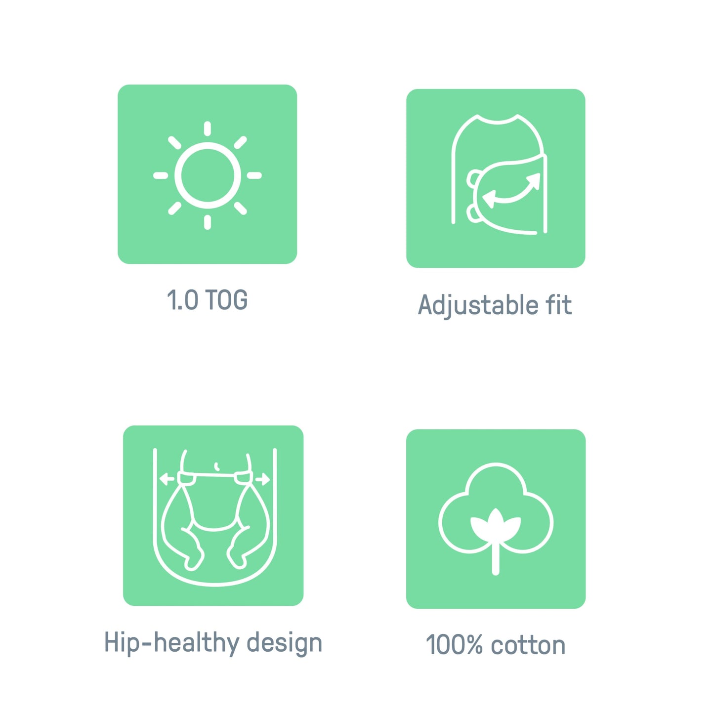 SwaddleMe by Ingenuity Original Swaddle, tamaño pequeño/Mediano, para Edades de 0 a 3 Meses, 7 a 14 Libras, hasta 26 Pulgadas de Largo, Paquete de 2 Mantas para bebé