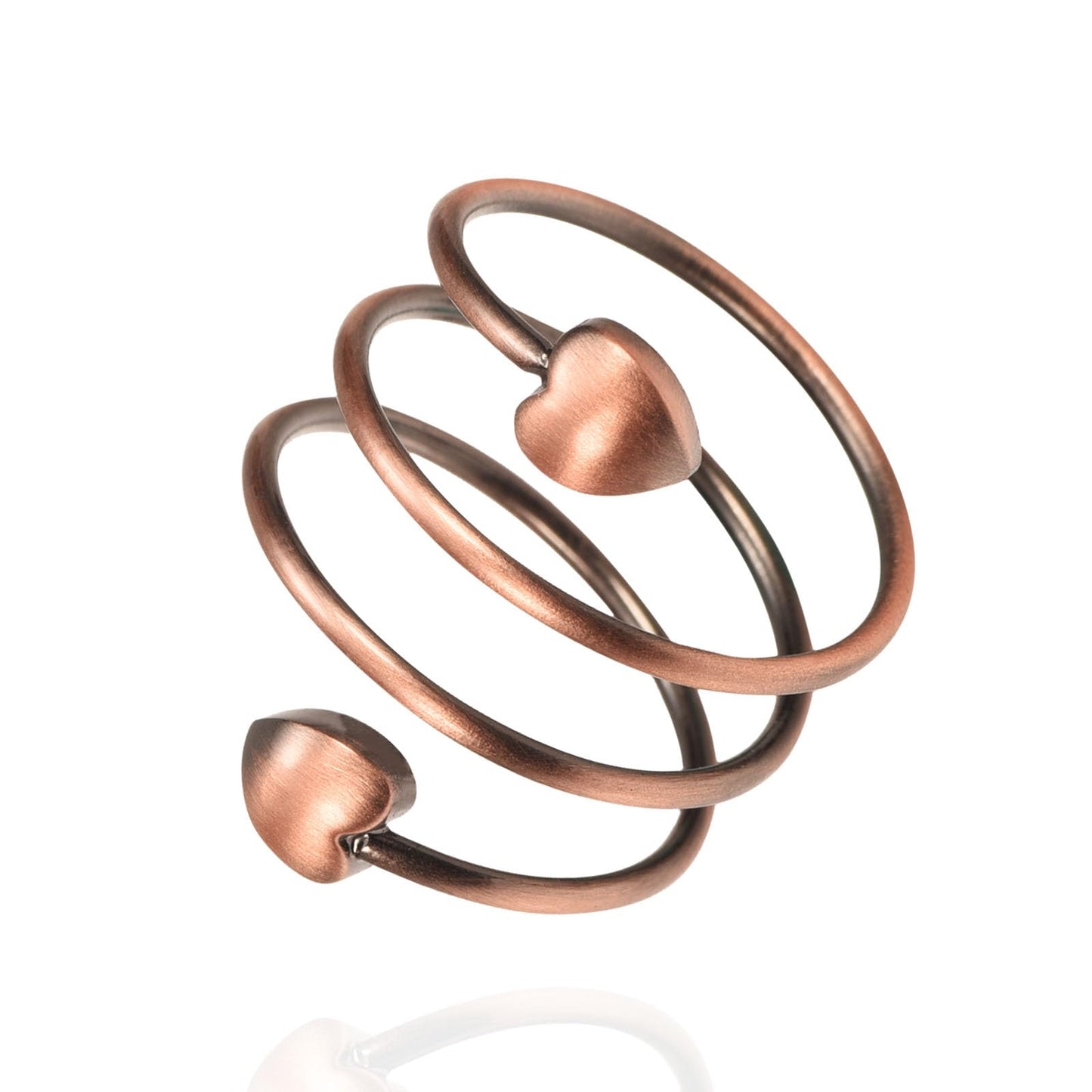 Anillos de Cobre UtenoTureH Ajustables 99% Puro, Cobre, Magnético para Mujer