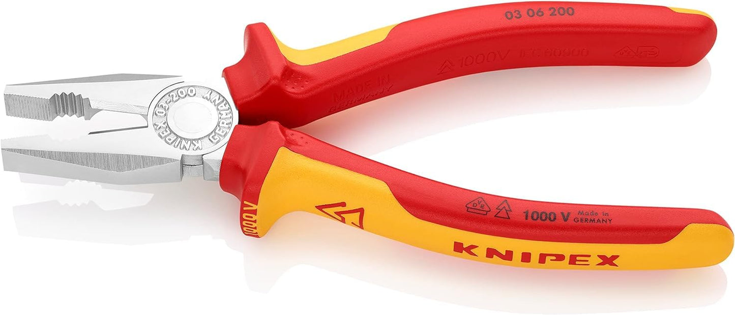 Knipex 03 06 200 Pinza Universal Cromado Vde 200 Mm