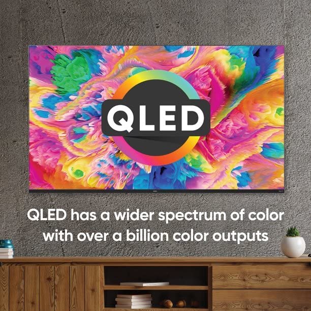 Televisión QLED ONN 75 Pulgadas 4K 2160p Smart Roku HDR Compatible con Alexa y Google Assistant Reacondicionado