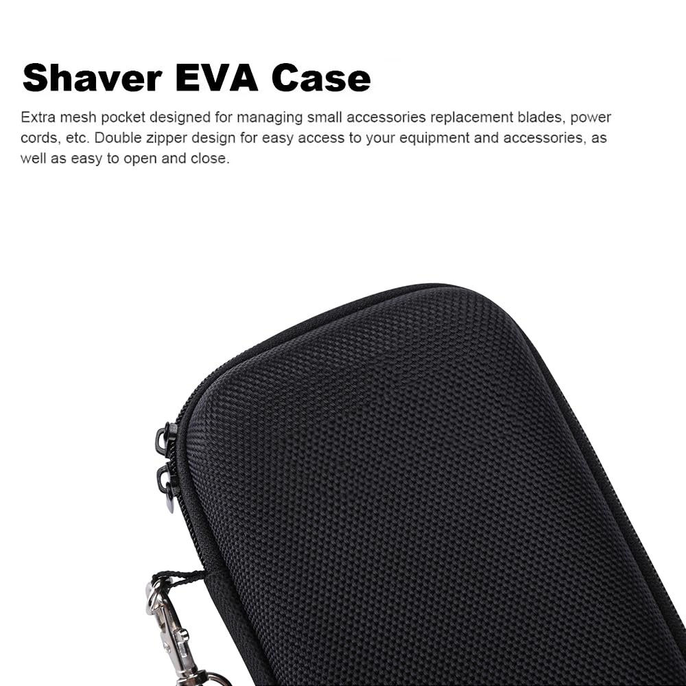 Funda rígida premium para recortadora eléctrica y afeitadora y recortadoras híbridas (QP2724/90, QP2520/90, QP2834/70, QP2630/70, QP2515/49) - Solo funda