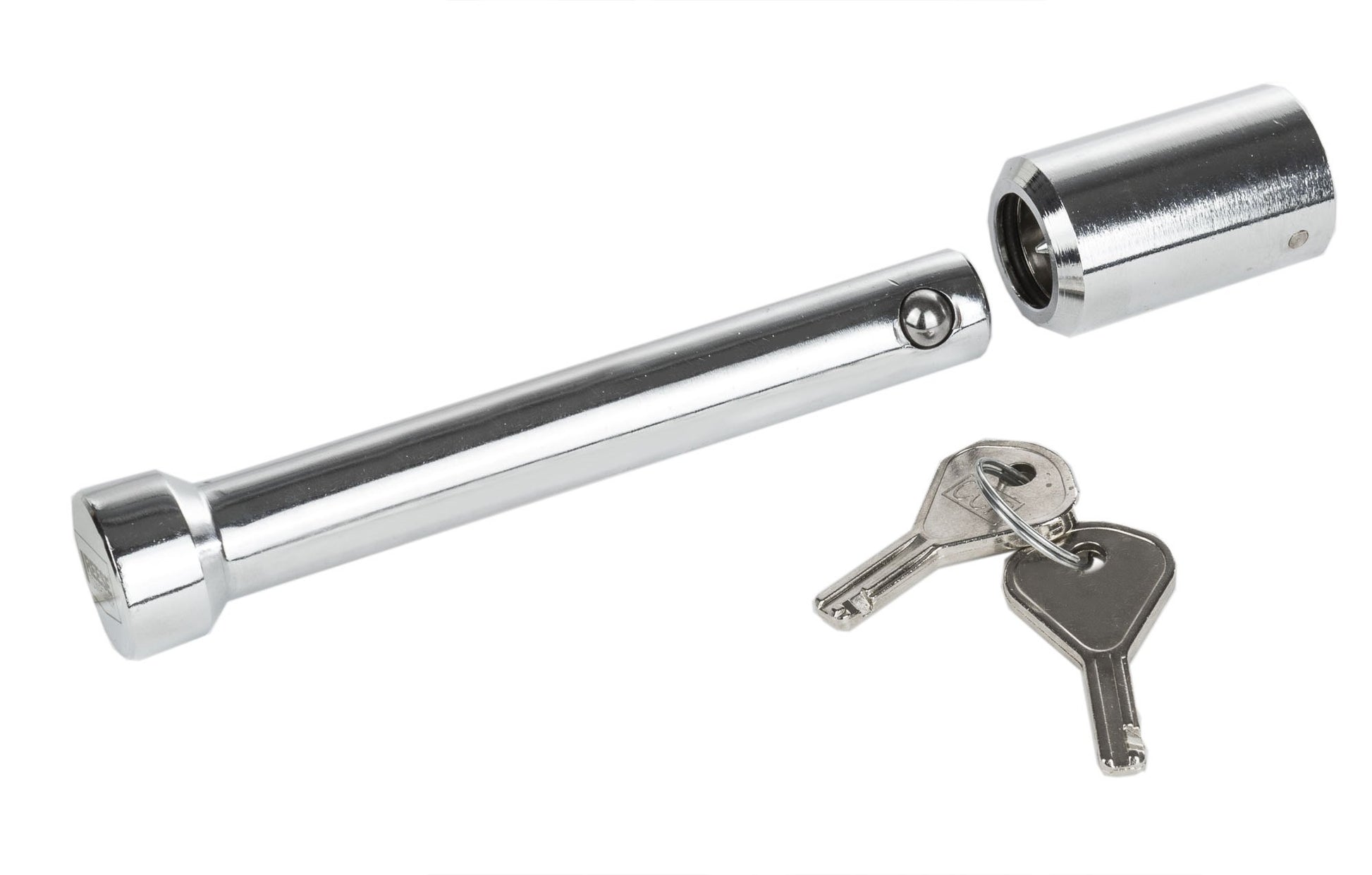 Candado de Enganche para Remolque Reese Clase V Cromado diámetro 5/8 Pulgadas para Receptor 2-1/2 Pulgadas Profesional